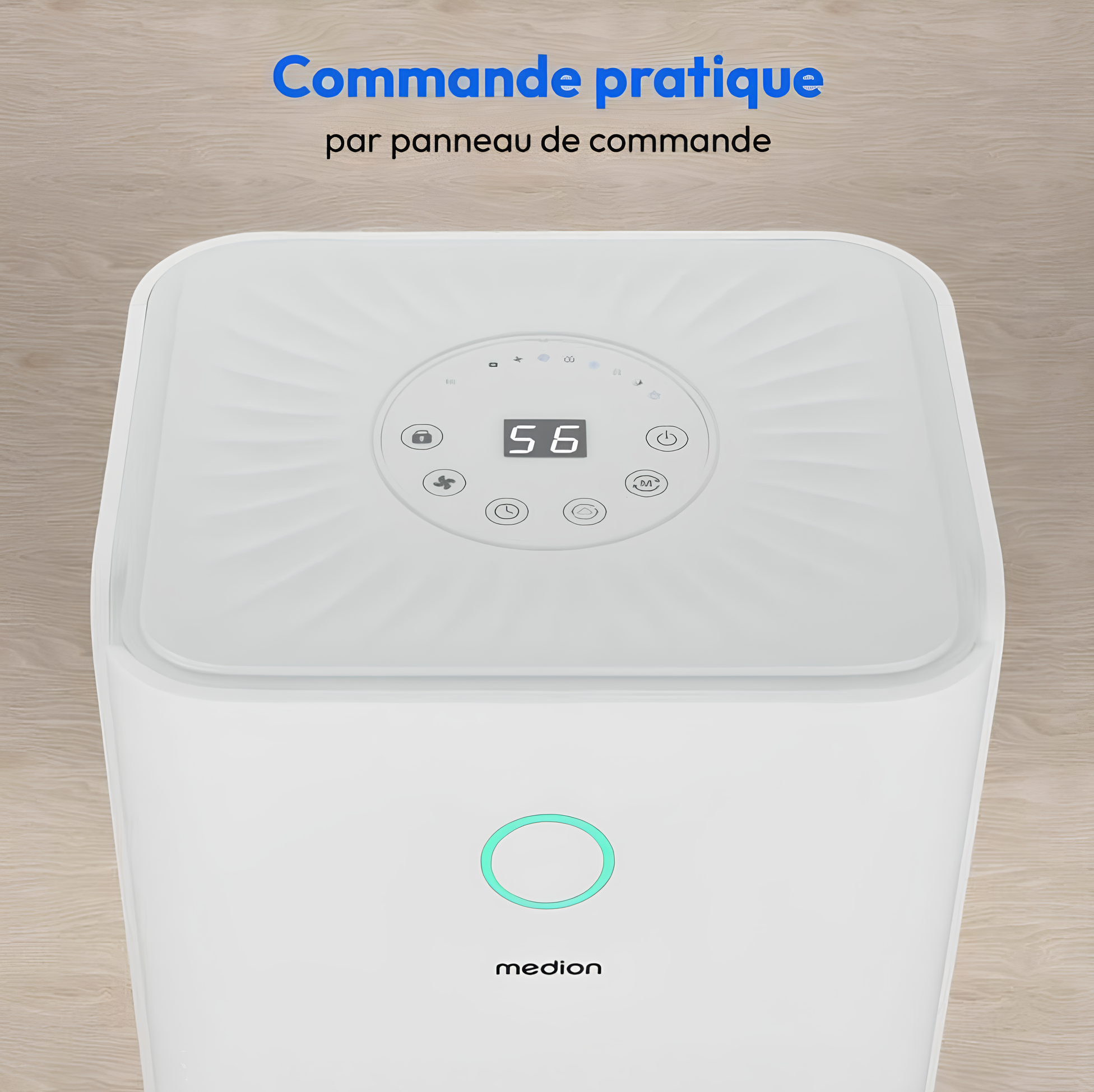Déshumidificateur Medion 12L - Pièces 30m²
