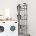 Étendoir à linge sur roulettes 4 niveaux