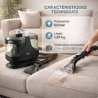 Aspirateur shampouineuse tissus et tapis 600 W UFESA