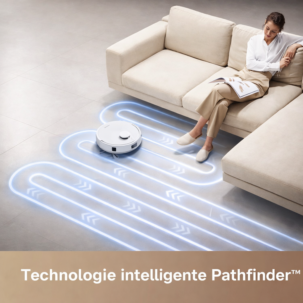 Robot aspirateur Dreame - Navigation intelligente, Lavage, Wi-Fi