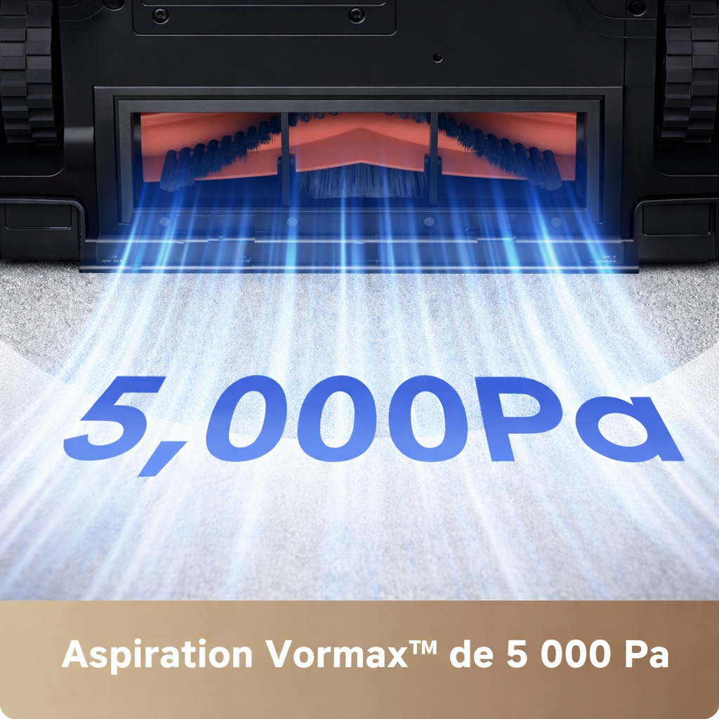 Robot aspirateur Dreame - Navigation intelligente, Lavage, Wi-Fi