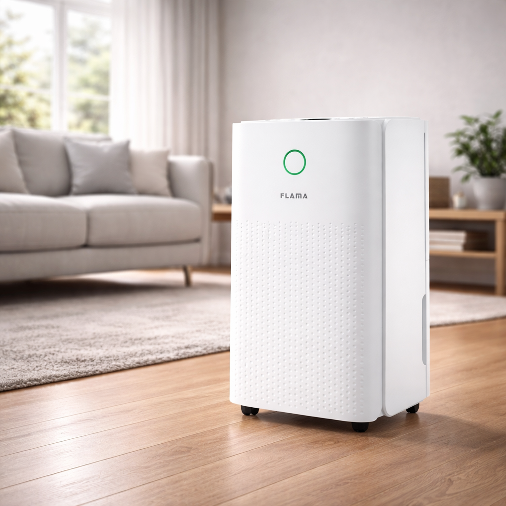 Déshumidificateur Flama 12L 200W - Pièces 40 m²