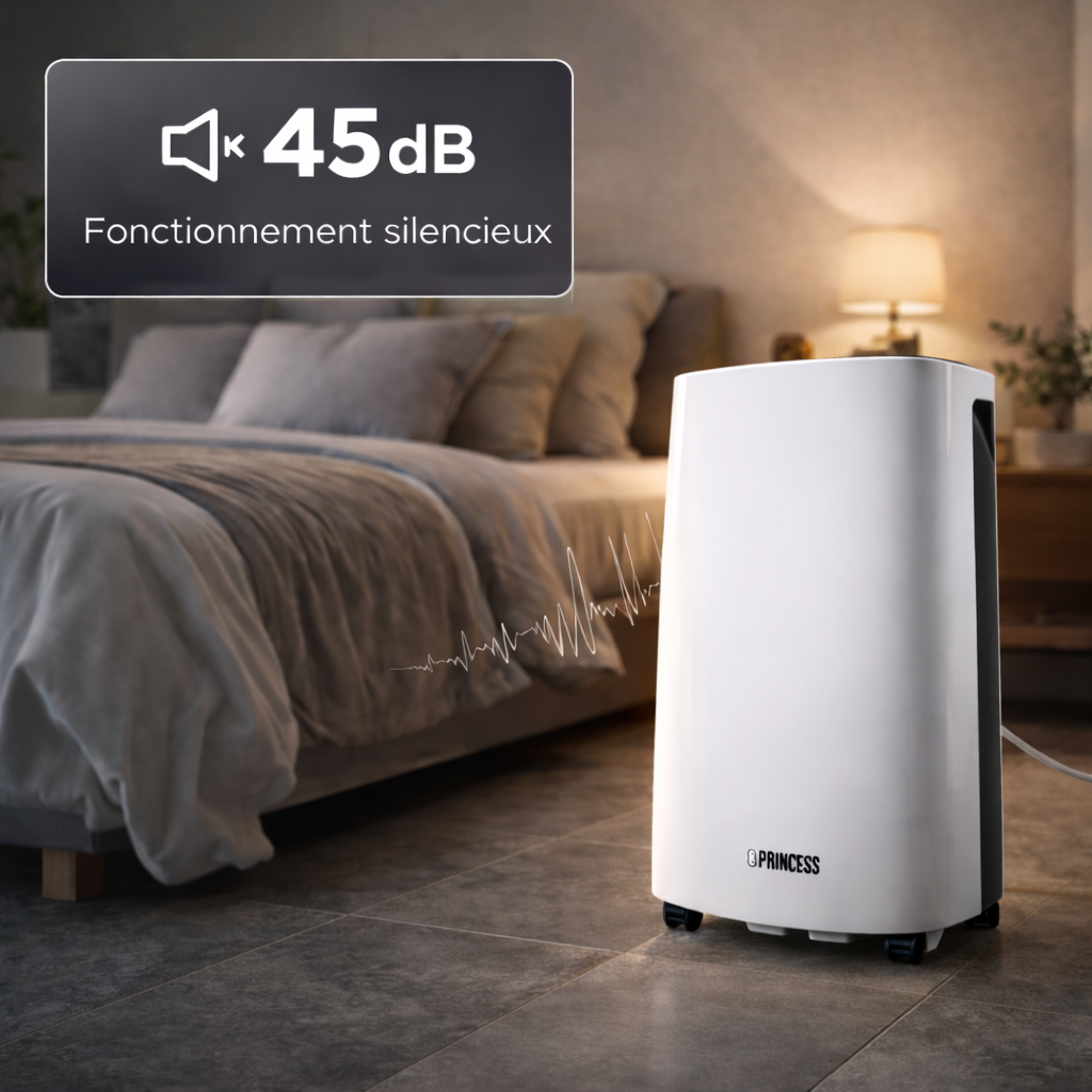 Déshumidificateur Princess 20L - Pièces jusqu’à 40 m²