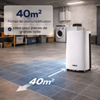 Déshumidificateur Princess 20L - Pièces jusqu’à 40 m²