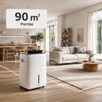 Déshumidificateur Princess 30L 495W - Pièces 90m²