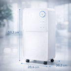 Déshumidificateur Oceanic 12L 38 dB - Pièces 30m²